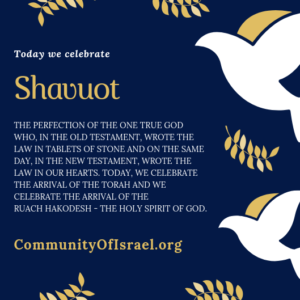 We Celebrate Shavuot.